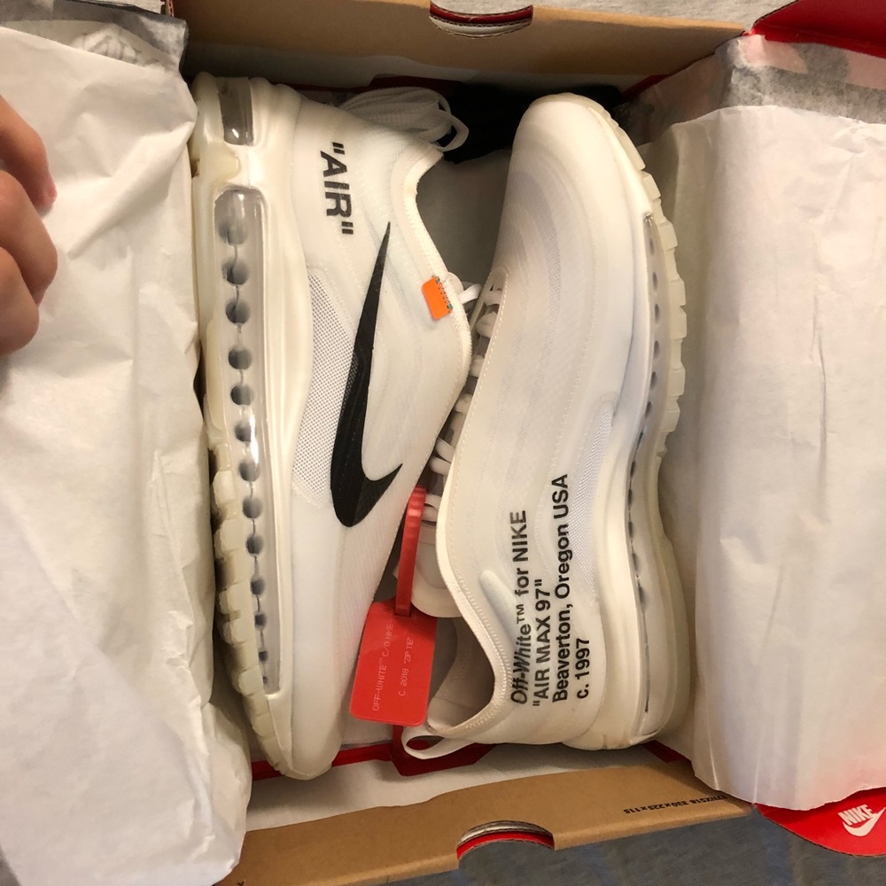 Offwhite Nike Air Max 97’s SIZE 10